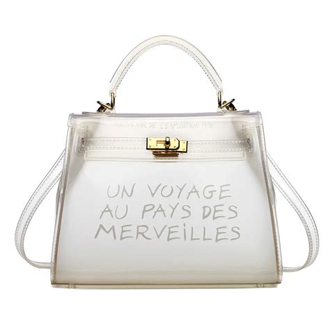 clear hermes bag replica